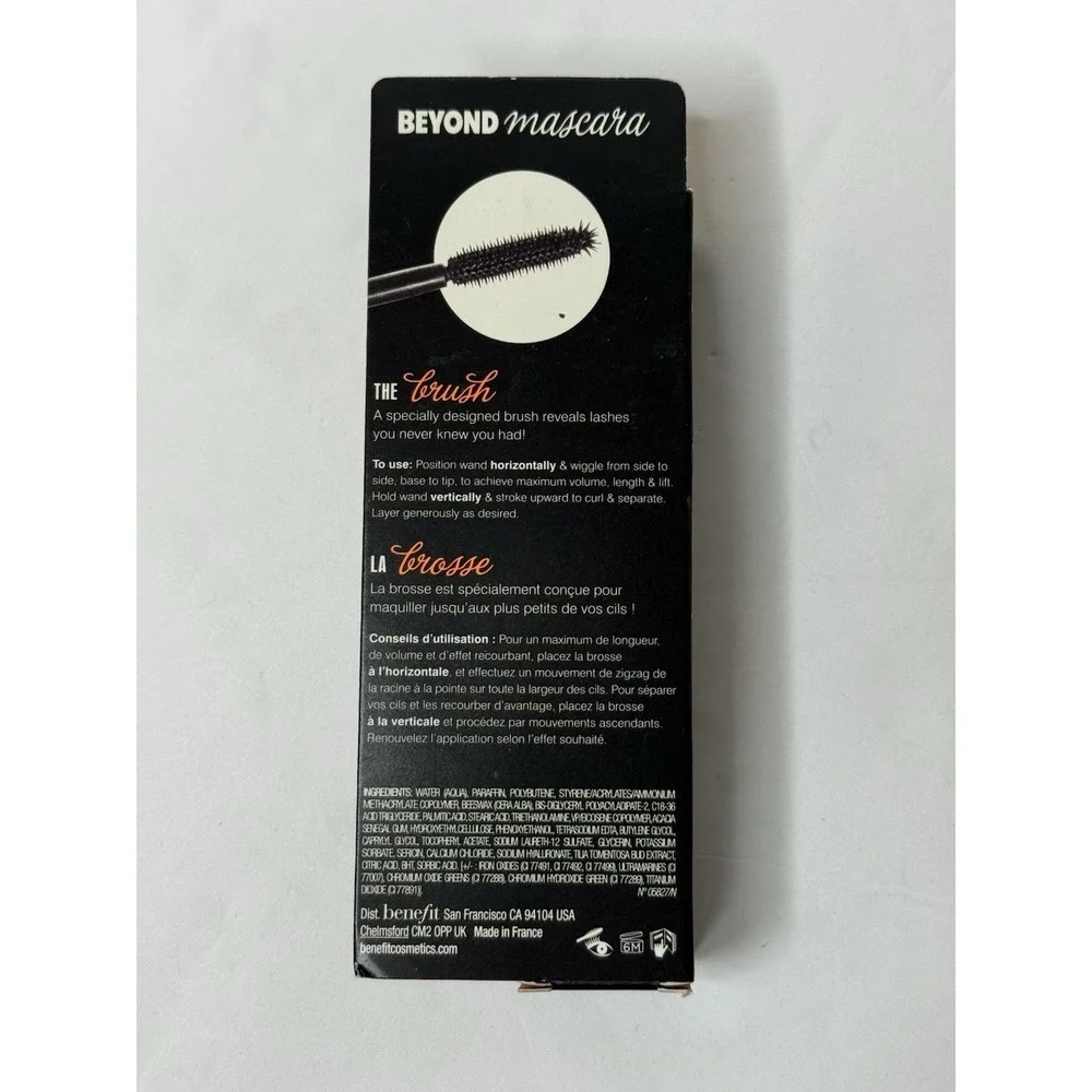 Benefit They're Real Beyond Mascara Jet Black‎ 0.3 oz Beauty Makeup Lashes New
